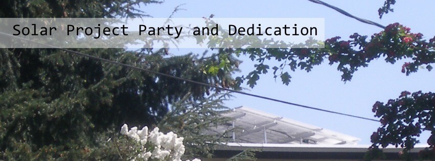 Solar Project Party and Dedication