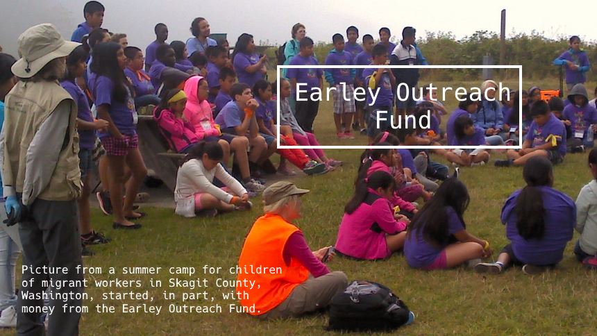 Summer camp for migrant children started, in part, with money from the Earley Outreach Fund.