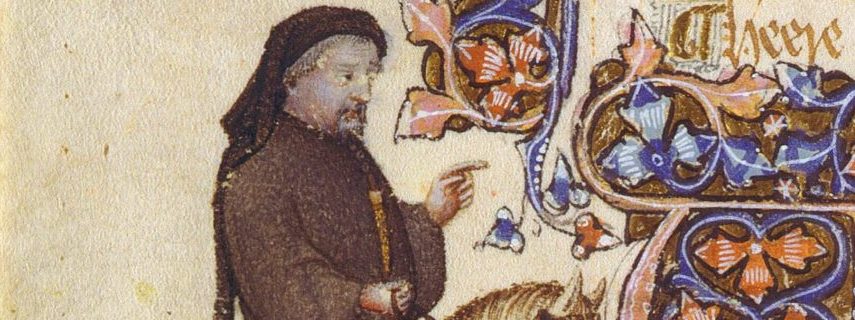 Geoffery Chaucer on pilgrimage
