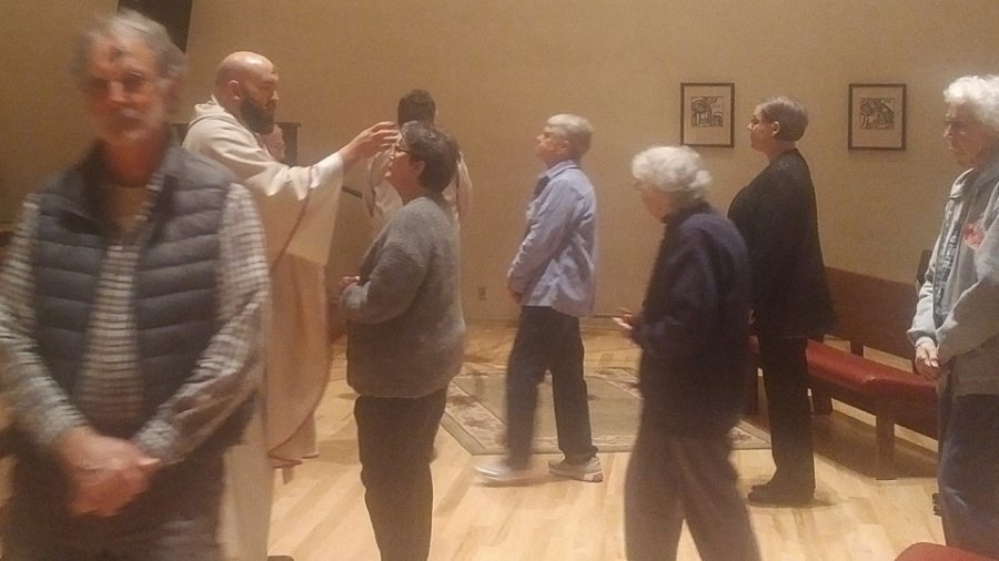 The 3rd Sunday of Advent in the Education Building at Church of the Redeemer in 2021 Imposition of Ashes