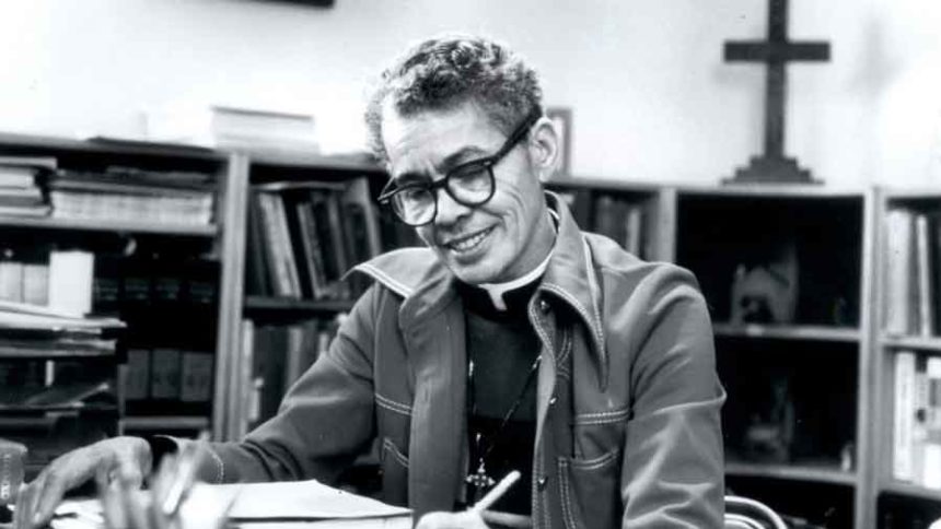 The Rev. Pauli Murray, the first Black woman ordained an Episcopal priest. Photo: Carolina Digital Library and Archives/University of North Carolina at Chapel Hill