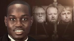 Ahmaud Arbery shown with his murderers. Photos courtesy of Ahmaud family and Glynn County Sheriff's Office Ahmaud Arbery shown with his murderers. Photos courtesy of Ahmaud family and Glynn County Sheriff's Office