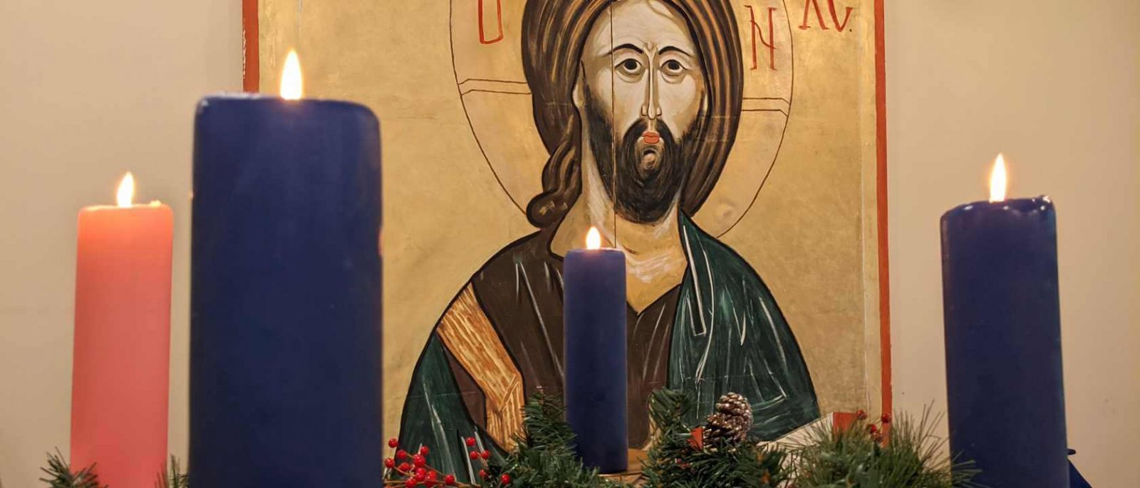 The 4th Sunday of Advent in the Education Building at Church of the Redeemer in 2021