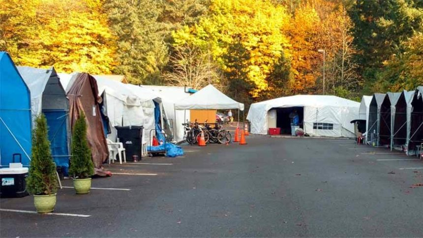Camp Unity Eastside encampment