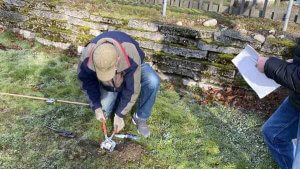 Making preparations for Camp Unity to stay in the Redeemer parking lot this summer.