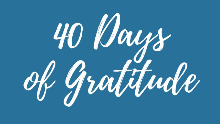 40 Days of Gratitude from the UTO