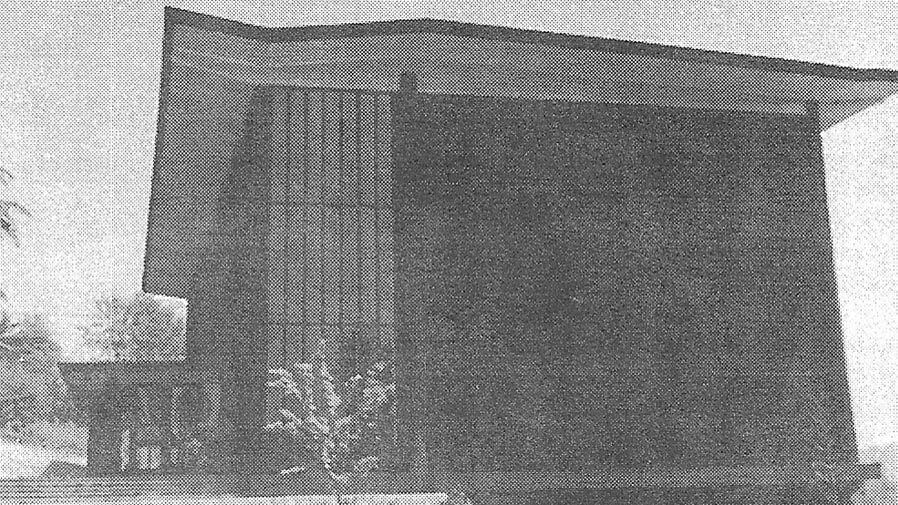 Constructing the current church building