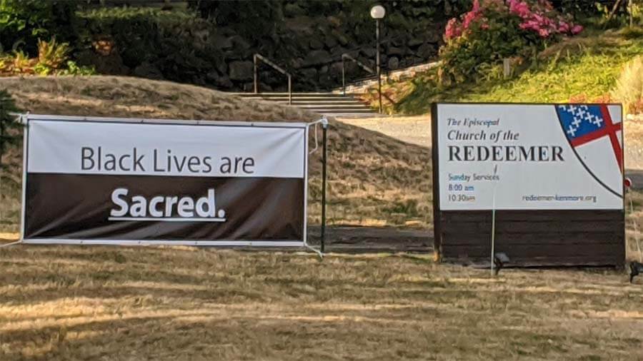 Black lives are sacred at Church of the Redeemer