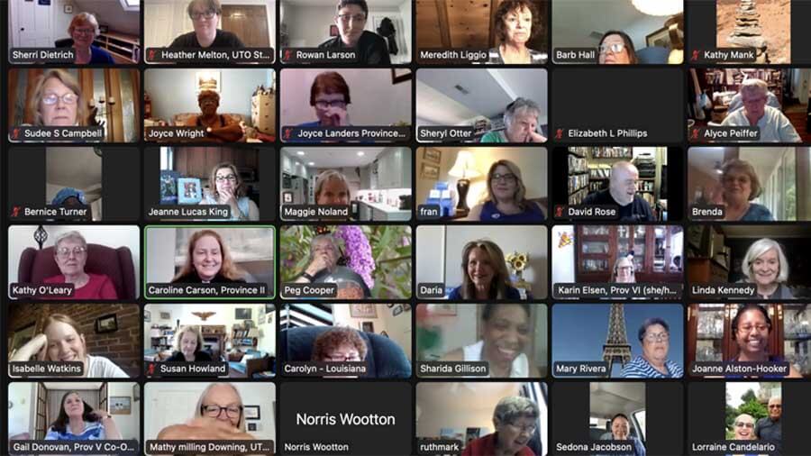 Virtual United Thank Offering meeting in 2022