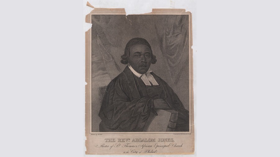 The Reverend Absalom Jones, Rector of St Thomas African Episcopal Church