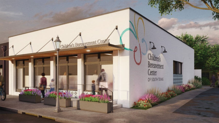 This architectural rendering shows what the new branch of the Children's Bereavement Center of South Texas in Uvalde might look like. Image source: St Philip's Episcopal Church