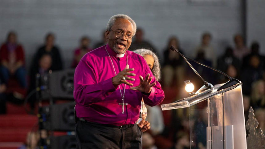Presiding Bishop Michael Curry speaks during ReviveATL in Atlanta, Georgia, on January 22, 2020. Photo: Diocese of Atlanta