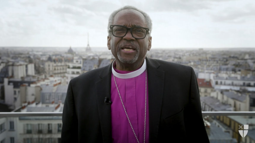 Presiding Bishop Michael Curry in Paris during April 2023