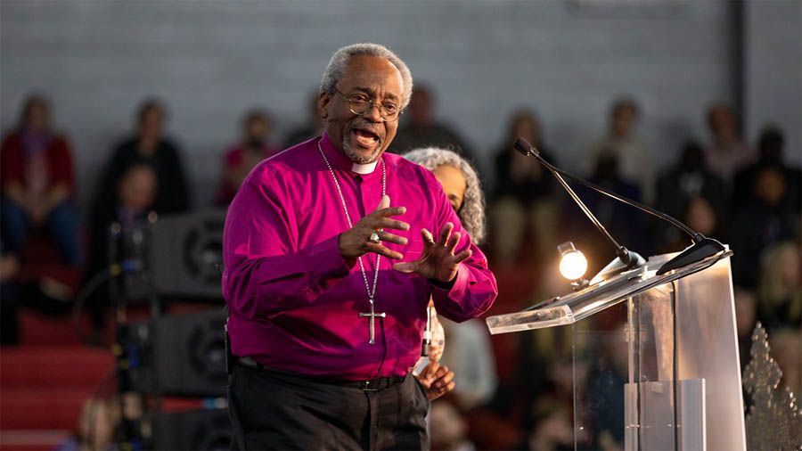 Presiding Bishop Michael Curry speaks during ReviveATL in Atlanta, Georgia, on January 22, 2020. Photo: Diocese of Atlanta