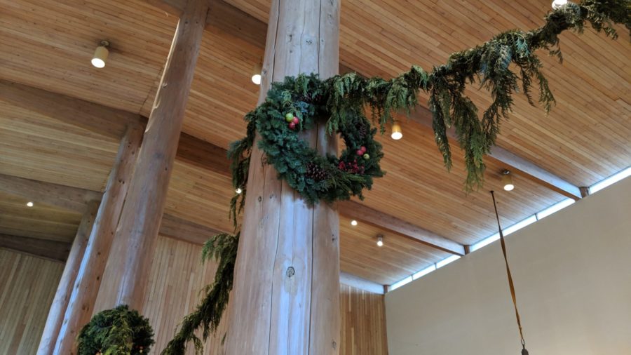 Wreaths and garland from December 2018