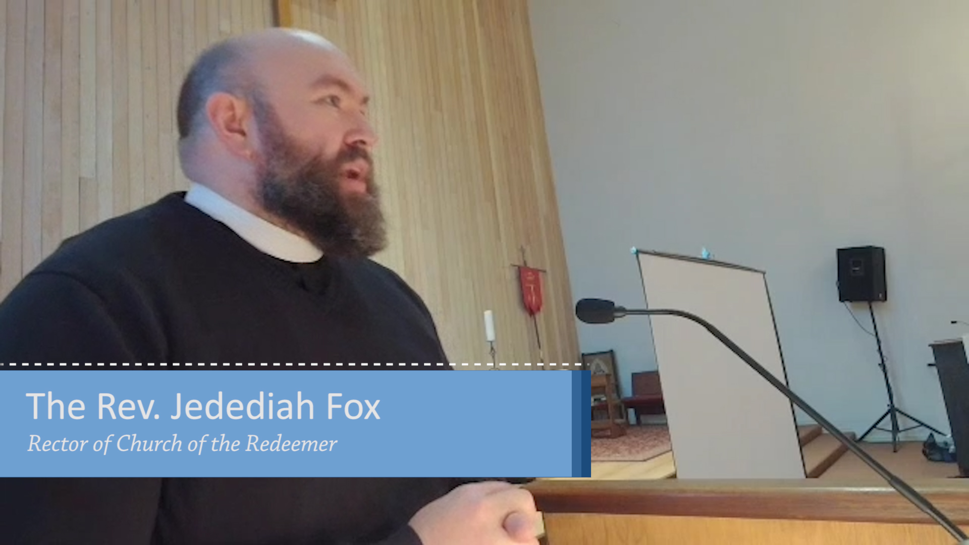 Annual Meeting Address on January 21, 2024, by the Reverend Jed Fox
