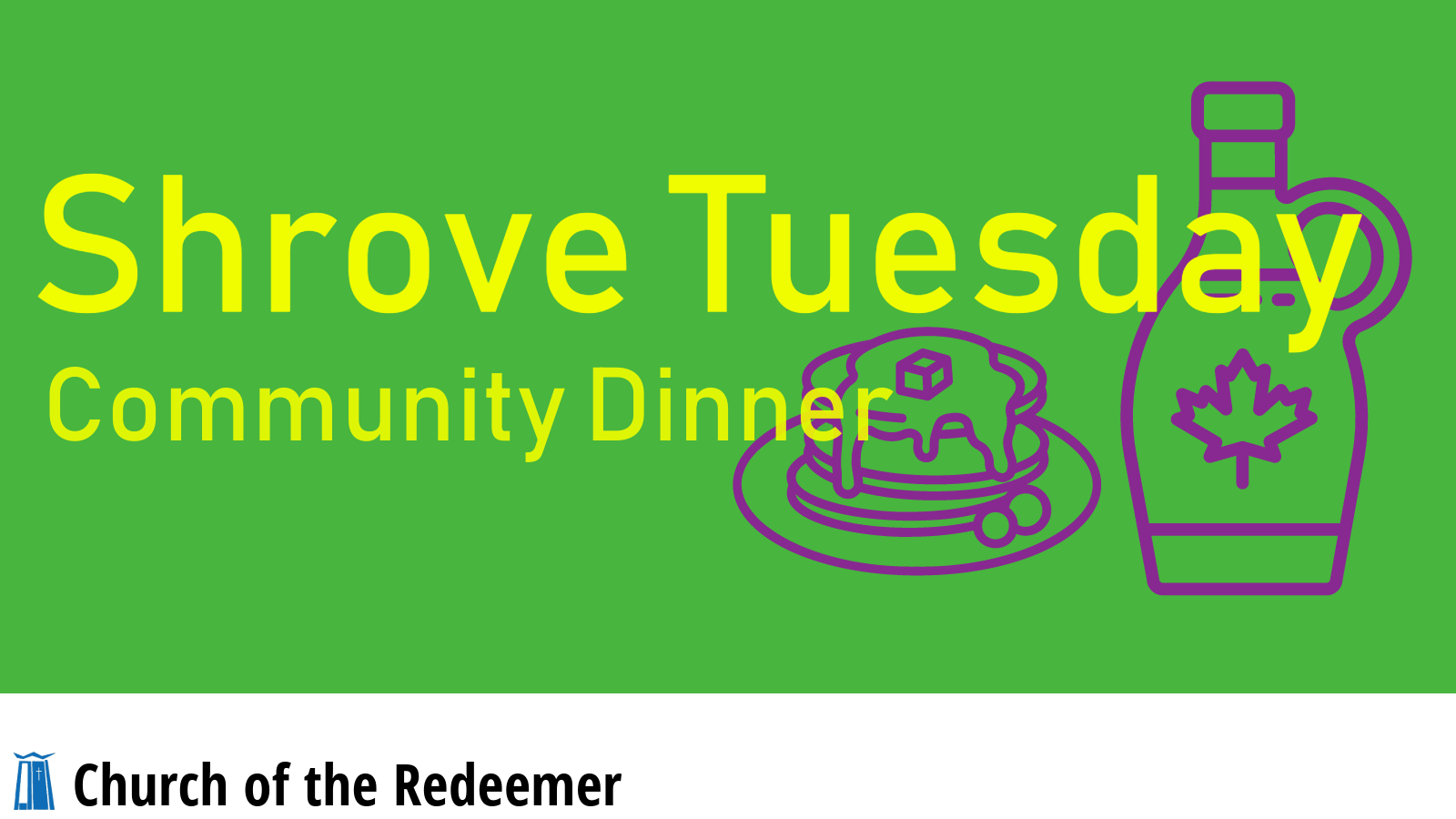 Shrove Tuesday Community Dinner