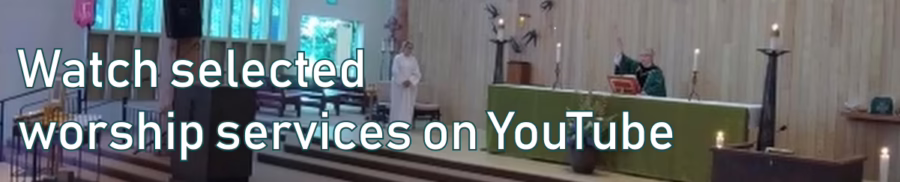 Watch selected worship services on YouTube.