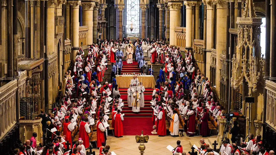 Bishops attend the opening Eucharist of the Lambeth Conference in July 2022 at Canterbury Cathedral in Canterbury, England. Photo: Richard Washbrooke for The Lambeth Conference.