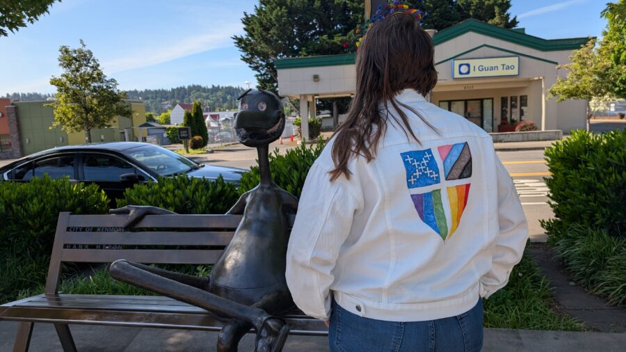 Inviting Hank Heron to the Kenmore Pride Celebration.