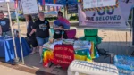 The Rev. Theresa Newell and Vic Johnson at the booth for Redeemer at 2026 Kenmore Pride